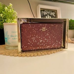 Coach Glitter Wristlet